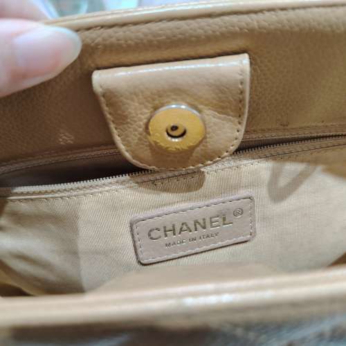 CHANEL經典菱格PST米色 Chanel Petite Shopping Tote Beige Color