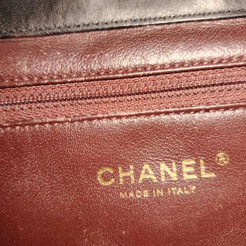 Chanel黑色羊皮菱格CC翻蓋包 CHANEL Lambskin CC Logo Flap Bag GHW