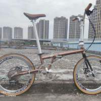 復古版 風行 FNHON GUST FGC 2010 TIAGRA 10速 碟剎 20吋 451 鉻鉬鋼架 折叠車