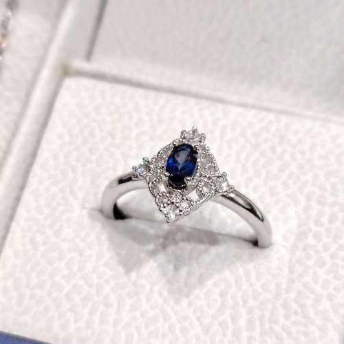 925純銀天然藍寶石首飾套裝 Sterling Silver Natural Sapphire Jewelry Set