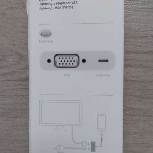 100%New 3 set 原裝Lighting to VGA adapter 1 with box NOS