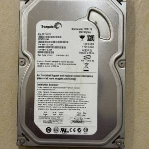 100%正常Seagate 3.5寸 SATA 250GB 硬碟, 土瓜灣站交收