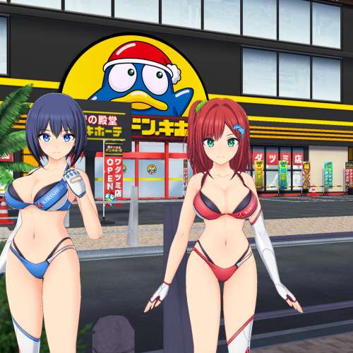 有限定Donki合作背景 洶湧海豚波潮 Dolphin Wave