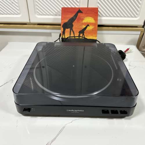 Audio-Technica 小型黑膠唱盤(内置唱頭放大)