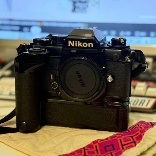 Nikon FA 過唔倒片 with MD-12 直倒 95%新 操作正常