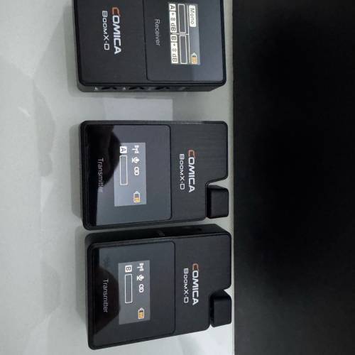 Comica BoomX-D 一拖二 無線收音機 手機及相機3.5 mm 插頭用