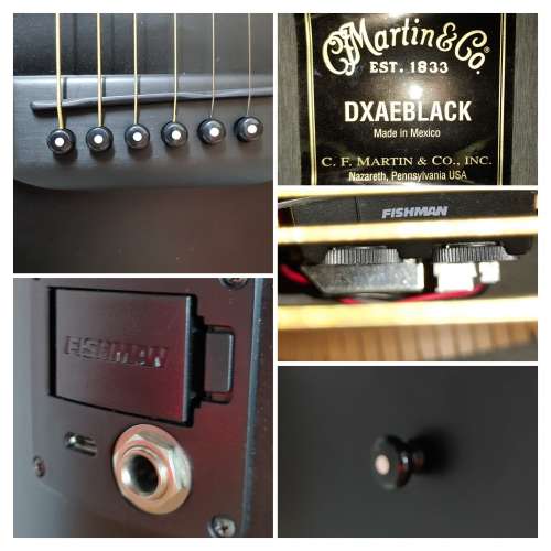 Martin & Co. DXAEBLACK (With Fishman Sonitone Electronics System Pickup)