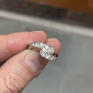 PT900 鉑金 1卡05真鑽石 約12圈 平X到笑😆$6880