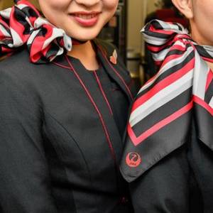 絲巾 JAL 空姐