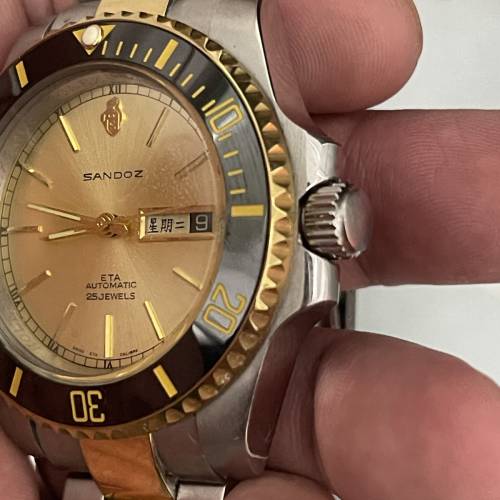 全自動ETA機芯 SANDOZ 改裝錶