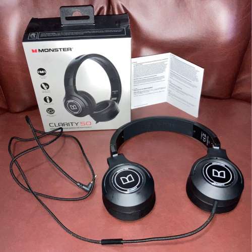 Monster Clarity 50 High Definition Wired Headphones 有線頭戴式耳機