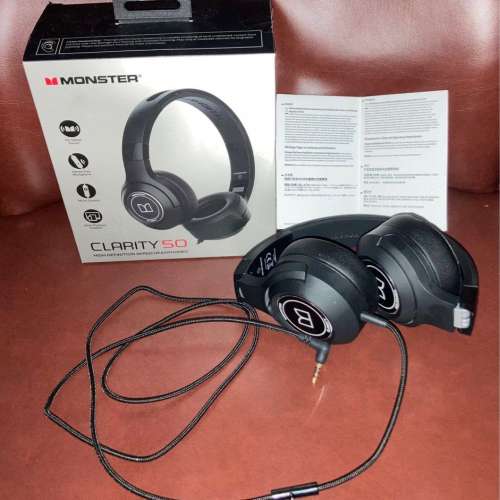 Monster Clarity 50 High Definition Wired Headphones 有線頭戴式耳機