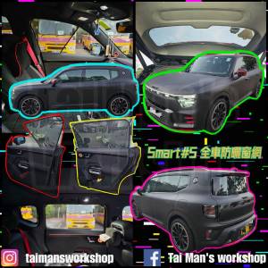 Smart #1 #3 #5 全車防曬窗網