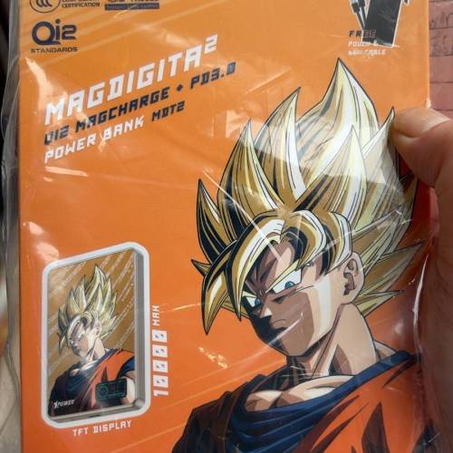 (3C版)XPower x 龍珠Z MagDigita&sup2; 彩屏顯示鋁合金外殼 10000mAh PD3.0+QI2磁吸移動...