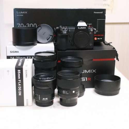 Lumix S1R 1機4鏡全部出售