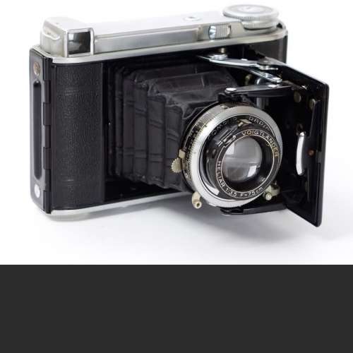 Voigtlander Bessa 6x6 Bellows Camera with Lens Heliar 3.5/7.5cm福倫達120 菲林相...