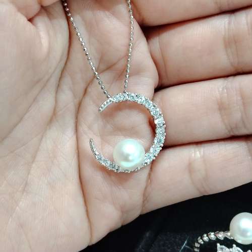 925純銀天然珍珠首飾套裝 Sterling Silver Natural Pearl Jewelry Set