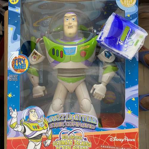 2000年香港版 正版 香港版迪士尼 反斗奇兵 巴斯光年公仔玩具一盒