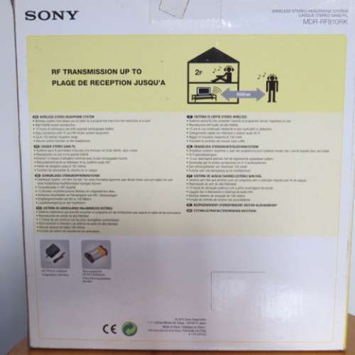 Sony MDRRF810RK - Wireless Headset