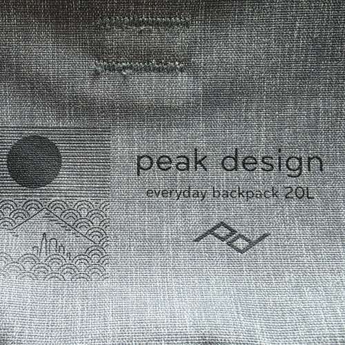 Peak design camera bag 20L v2