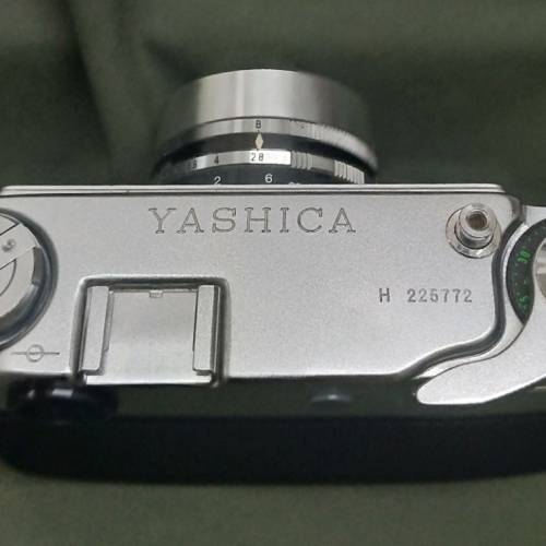 60s年代 Yashica-J  (連動)對焦 菲林相機 梗鏡45mm f2.8 /全金屬,全機械 工作正常 ...