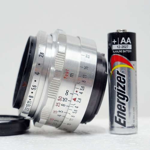 小巧版 白銀鷹眼 Carl Zeiss Jena 1Q Tessar 50mm f2.8 (非常新淨)
