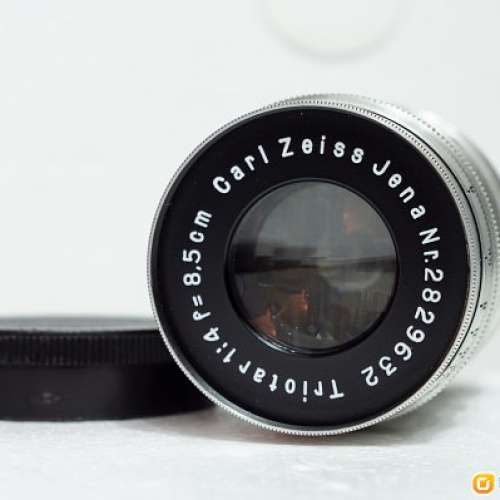 1942年 罕有戰前白鏡 Carl Zeiss Jena Triotar 85mm f4 (值得收藏)