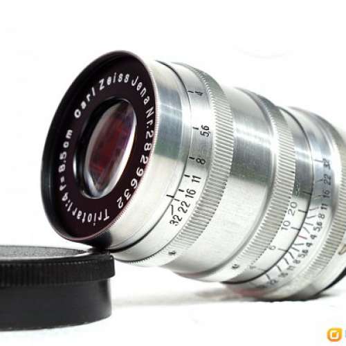 1942年 罕有戰前白鏡 Carl Zeiss Jena Triotar 85mm f4 (值得收藏)