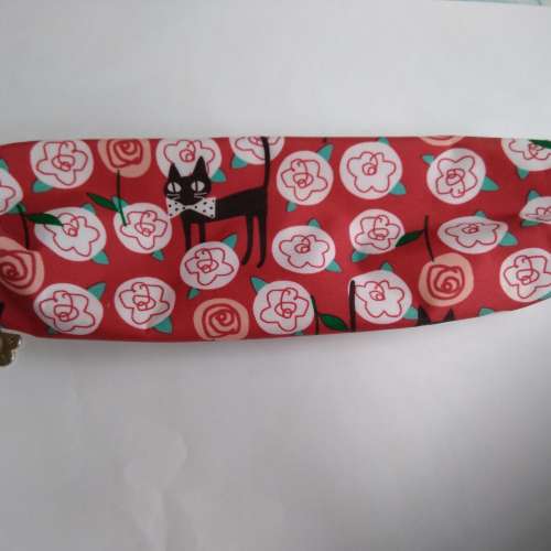 文具：花貓布筆袋