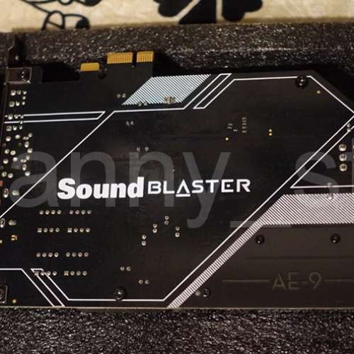 Creative Sound Blaster AE-9 旗艦級 PCIe 音效卡 32-bit / 384 kHz 播放與獨立耳...