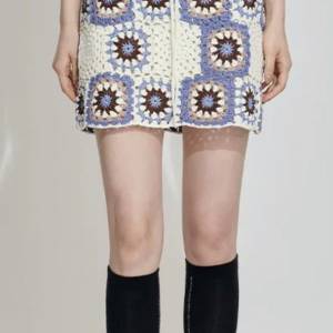 香港品牌 Initial 針織鉤針裙 花花裙