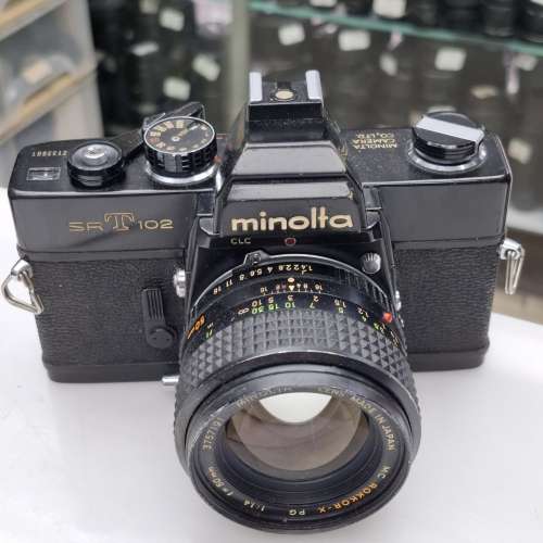 MINOLTA SRT 102 + 50MM F1.4 PG  PENTAX SP F + SMC TAKUMAR 55MM F1.8