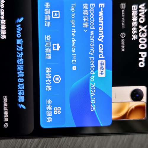 Vivo X300 Pro 國行 16+512 GB