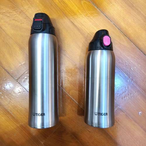 Tiger Stainless Mug, Vaccum Flask, 虎牌保溫水壺 800 ml & 1000 ml
