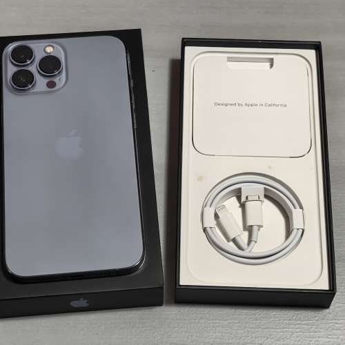 99%新 iPhone 13 Pro Max 256G 天峰藍色  全套有盒