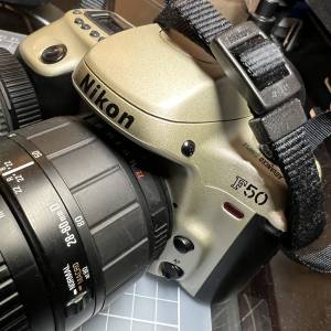 Nikon F50 菲林機 + 28-80mm + 100-300mm