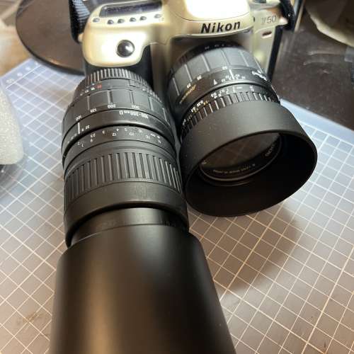 Nikon F50 菲林機 + 28-80mm + 100-300mm