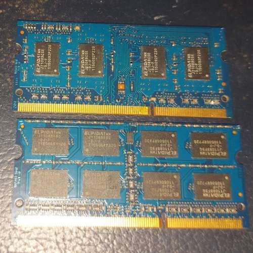 Elpida notebook DDR3 1333Mhz ram 2GB x 2pcs (一對計)