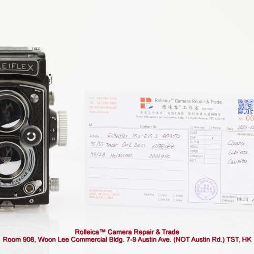 Collectors ! - Rolleiflex MX-EVS Type 1 Carl Zeiss Tessar 1398088 ROLLEICA&trade; ...