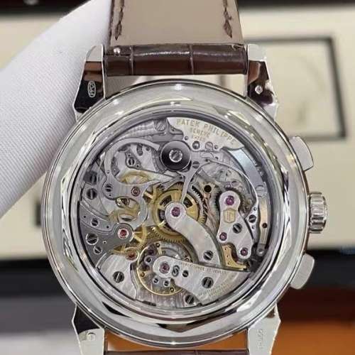 百達翡麗超複雜功能時計系列5270P-001腕錶全套 鮭魚盤面