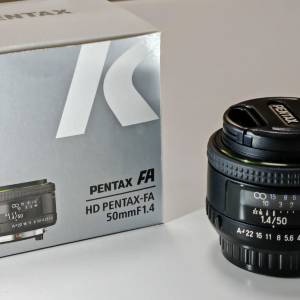 Pentax FA HD 50mm f/1.4 鏡頭
