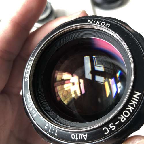 nikkor 55mm 1.2手動鏡頭
