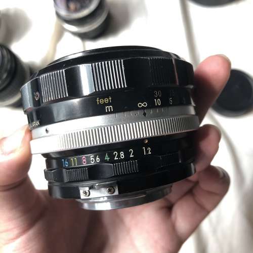 nikkor 55mm 1.2手動鏡頭