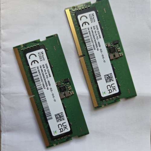 Dell 原廠DDR5 SODIMM 8G x 2 $200