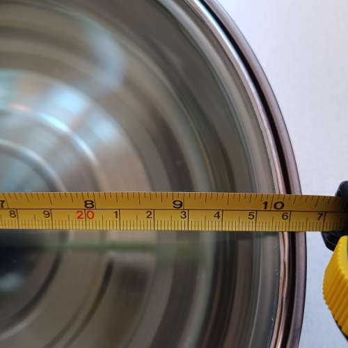 全新 26cm 雙耳鍋連玻璃蓋