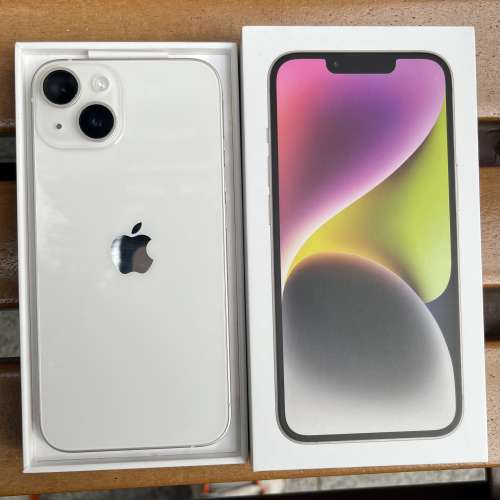 iPhone 14 256gb,港行雙卡極新，冇修冇拆，所有原裝，所有功能正常，全套齊！