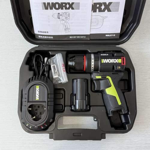 全新威克士12V智控衝擊鑽WORX WU135T