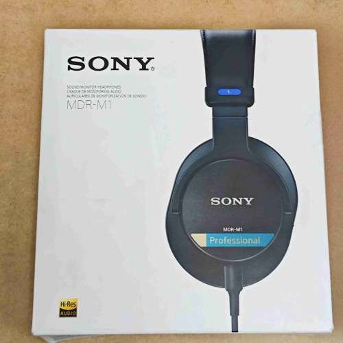 美版 Sony MDR-M1 耳機 黑色  封閉式設計 附三線材 荃灣站交收