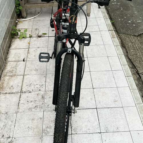 Phoenix X6 26寸 (30速) 碟剎折疊單車 破風越野變速單車 - 黑色三刀一體輪 HK$450.00