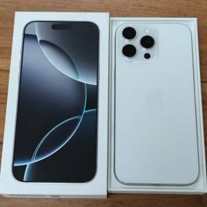 全新未激活用電9次日本版iphone 16 pro max 1tb white 白 有盒無配件